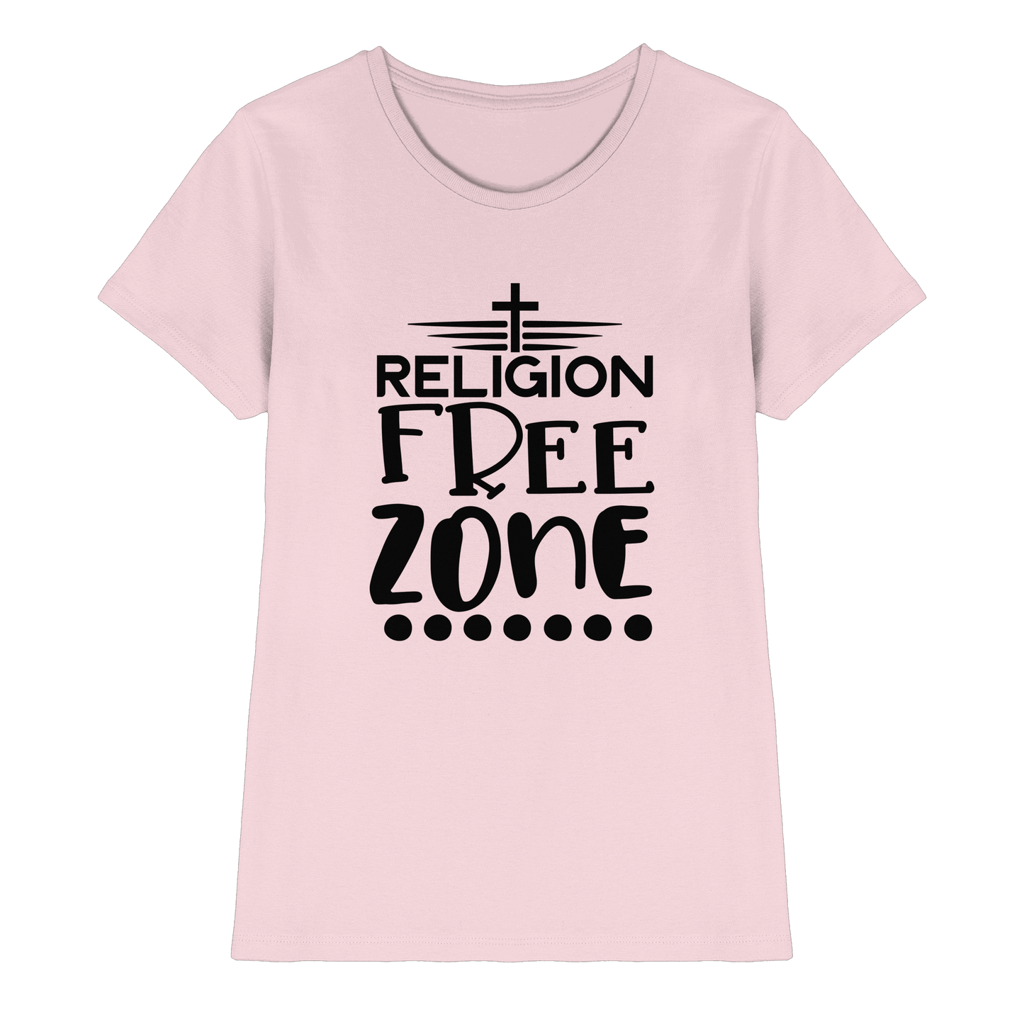 Religion Free Zone | Christliche Kleidung & Geschenke mit Botschaft - Ladies Premium Shirt
