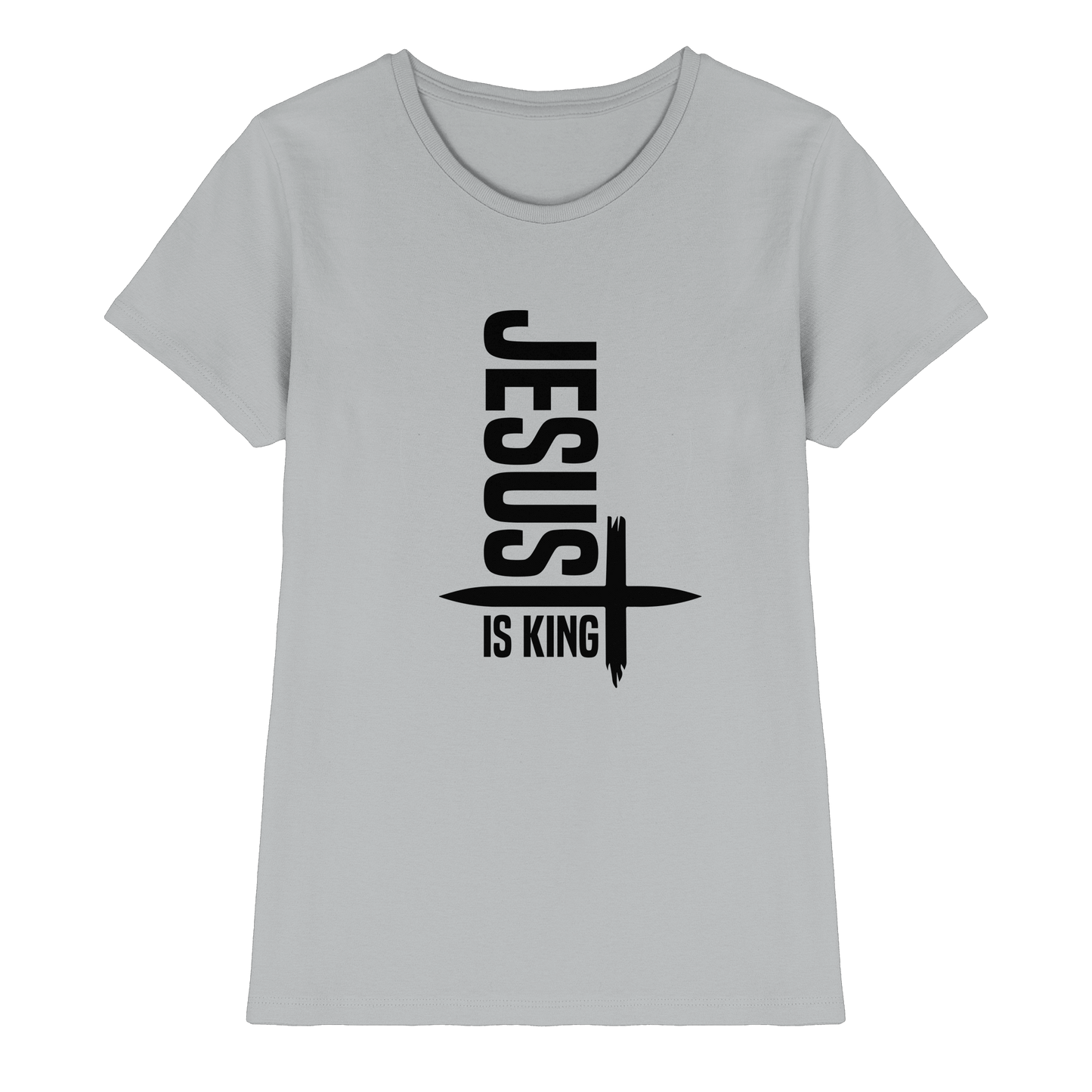 Jesus is King | Ein Statement des Glaubens - Ladies Premium Shirt