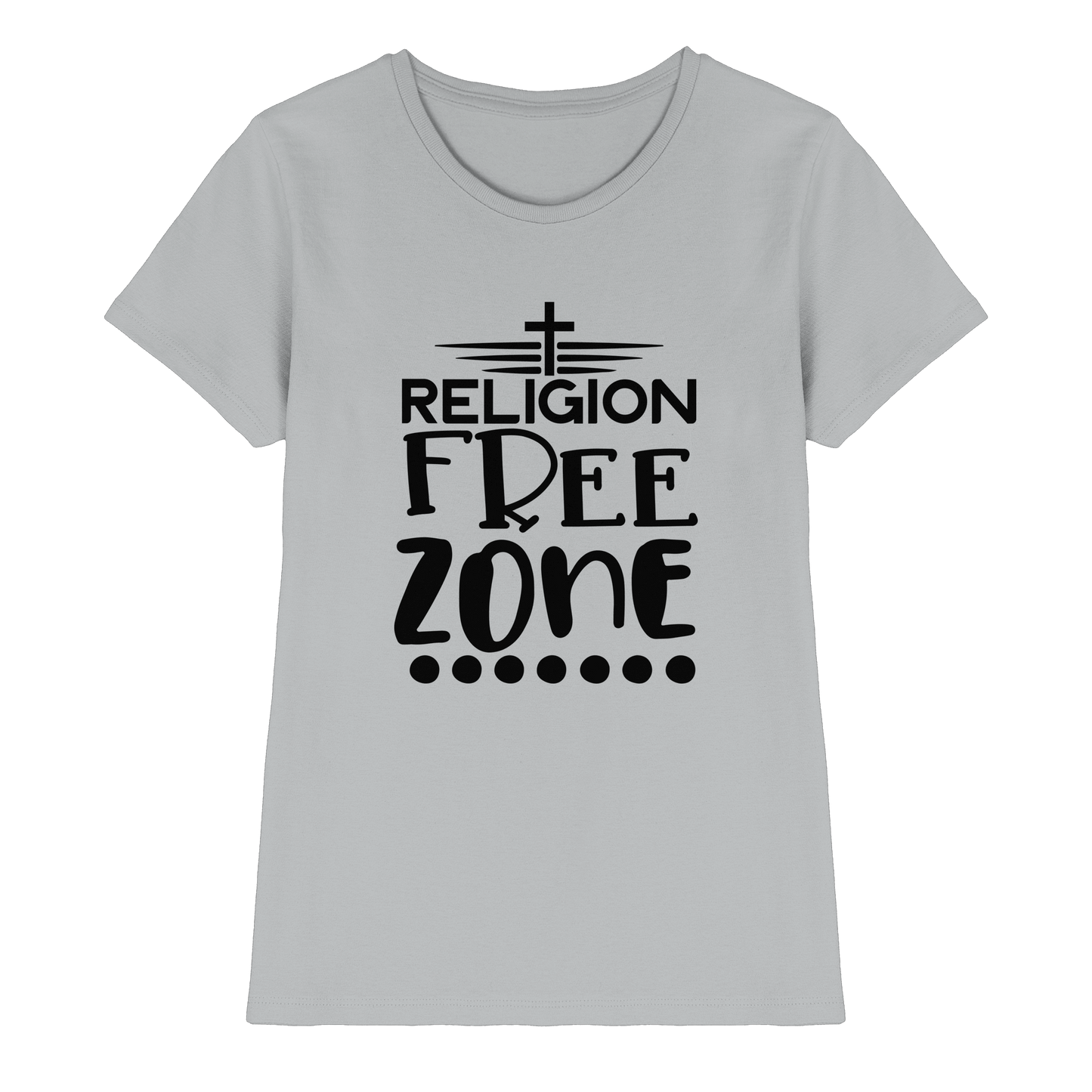 Religion Free Zone | Christliche Kleidung & Geschenke mit Botschaft - Ladies Premium Shirt