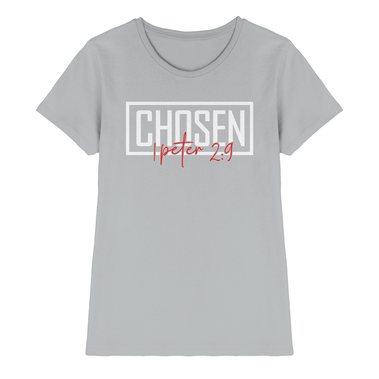 Chosen – 1. Petrus 2:9 – Auserwählt und berufen | Christliche Produkte - Ladies Premium Shirt