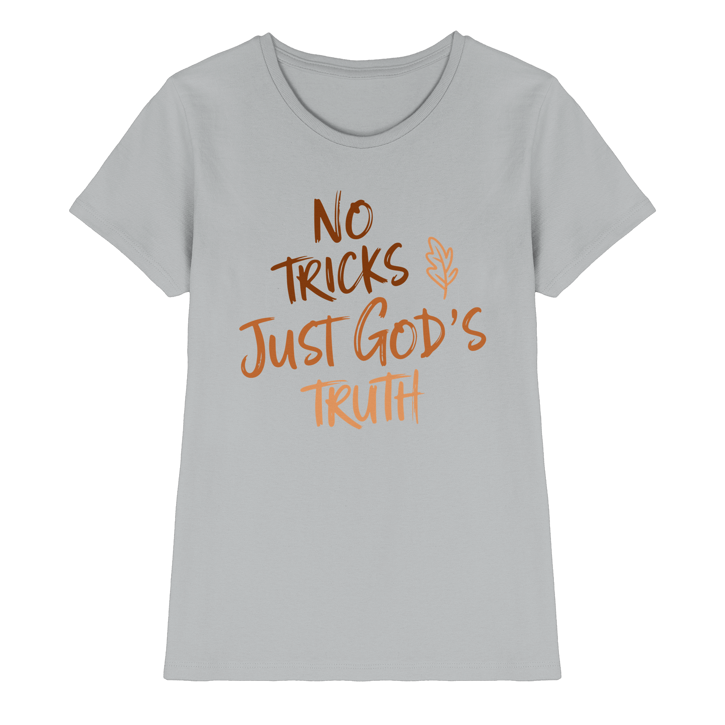 No Tricks – Just God’s Truth | Christliche Kleidung & Geschenke im Retro-Design für Herbst & Halloween - Ladies Premium Shirt