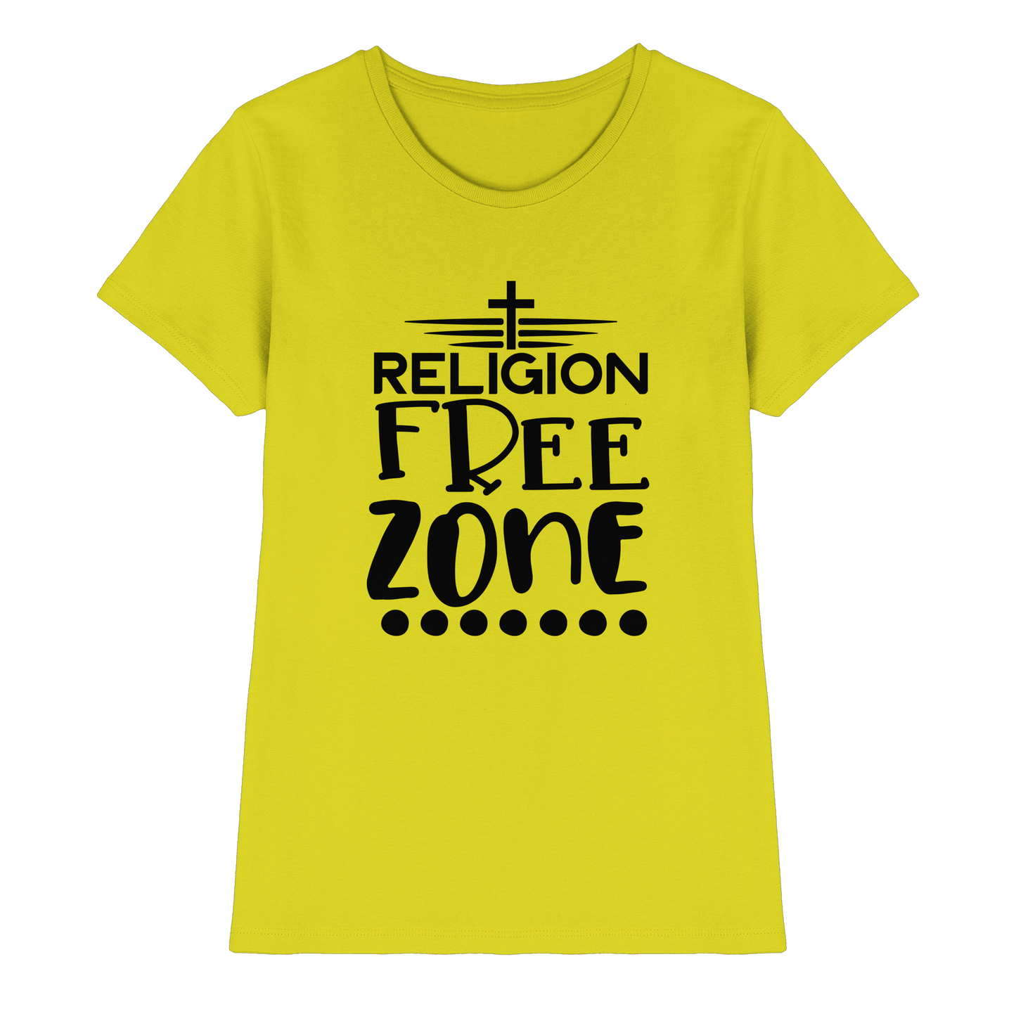 Religion Free Zone | Christliche Kleidung & Geschenke mit Botschaft - Ladies Premium Shirt