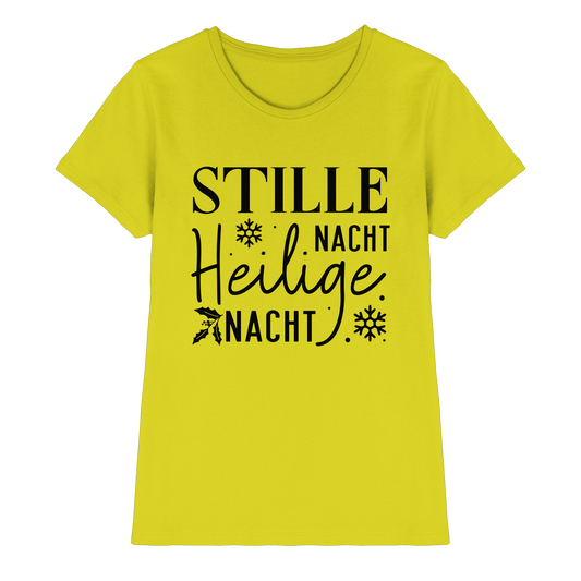 Stille Nacht, heilige Nacht – Die wahre Botschaft von Weihnachten - Ladies Premium Shirt