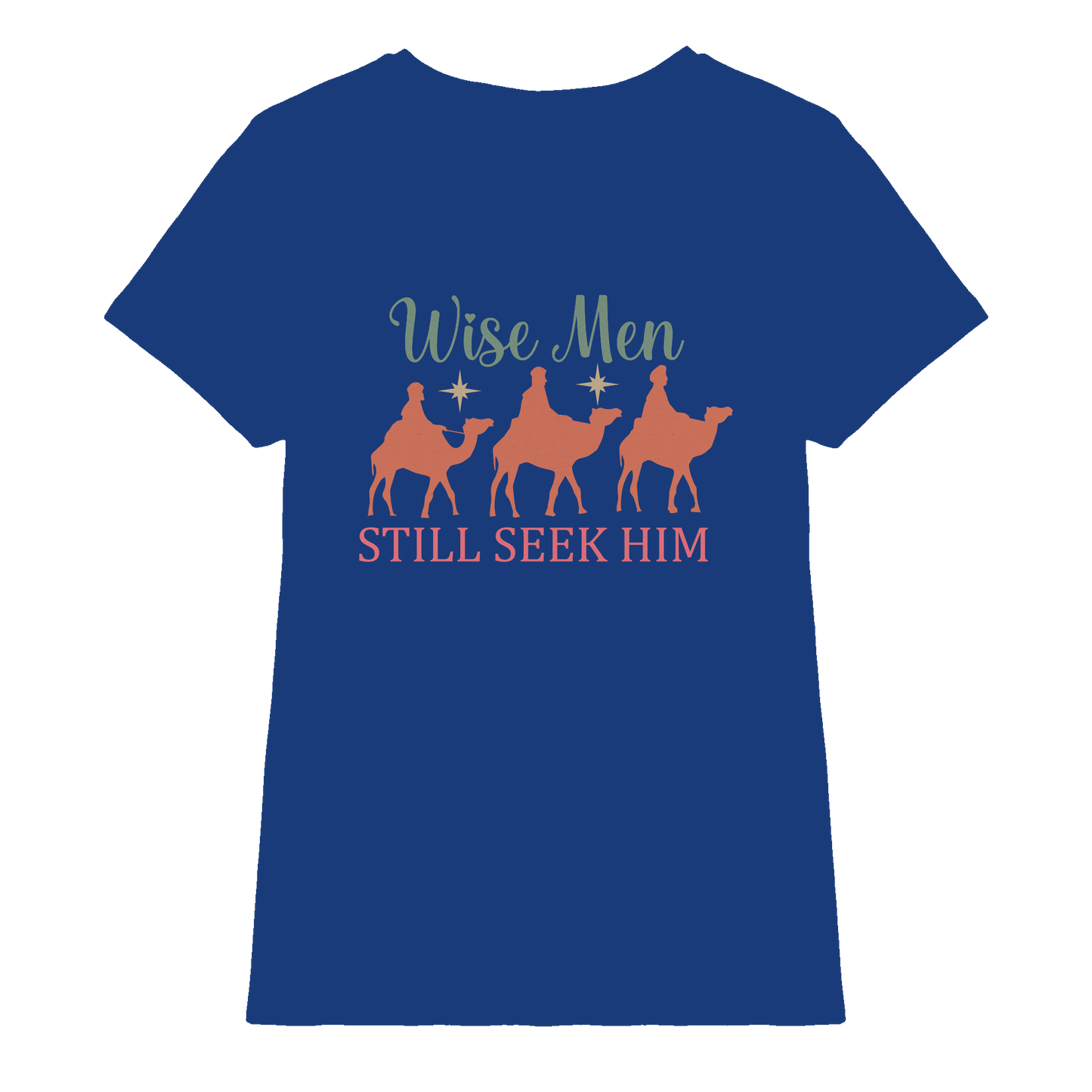 Weise Männer suchen ihn noch immer | Christliches Design mit den 3 Weisen - Ladies Premium Shirt