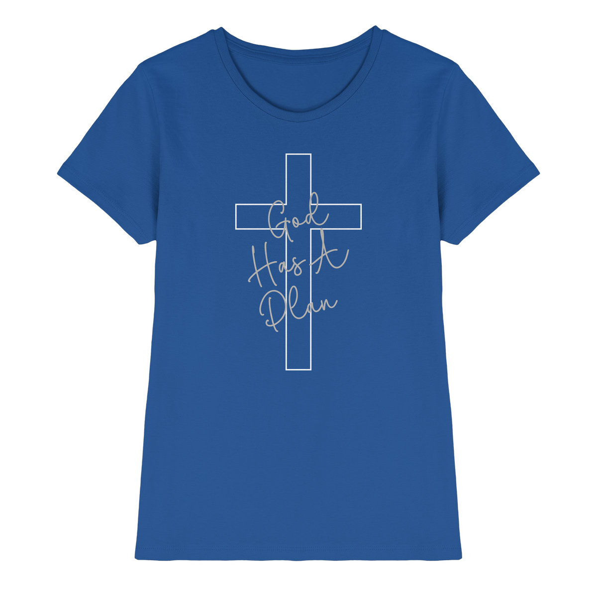 Jeremiah 29:11 – God Has a Plan | Christliches Design - Ladies Premium Shirt - GfoitMa - Royal Blue / XS