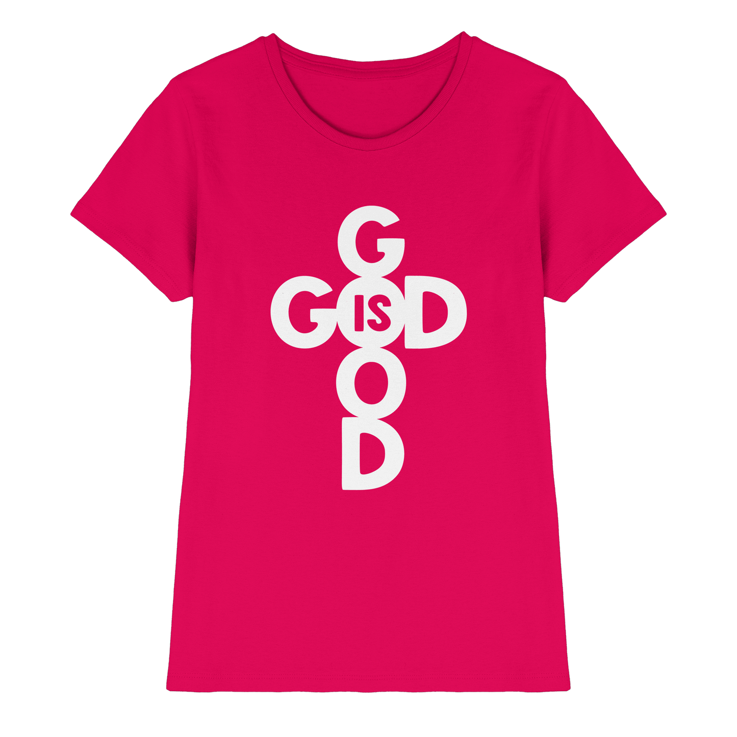 God is Good | Christliche Kleidung & Geschenke im Kreuz-Design - Ladies Premium Shirt