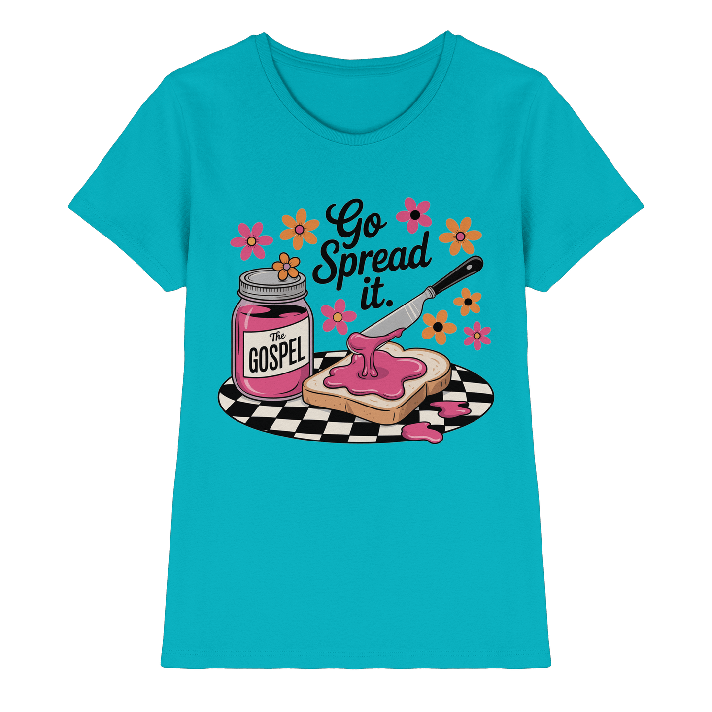 Go Spread It – The Gospel | Christliche Produkte - Ladies Premium Shirt