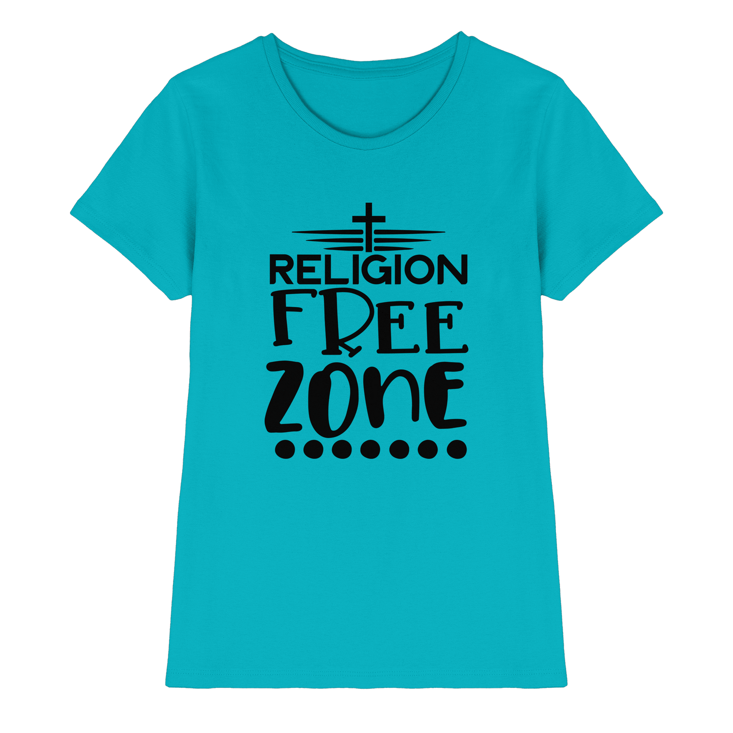 Religion Free Zone | Christliche Kleidung & Geschenke mit Botschaft - Ladies Premium Shirt