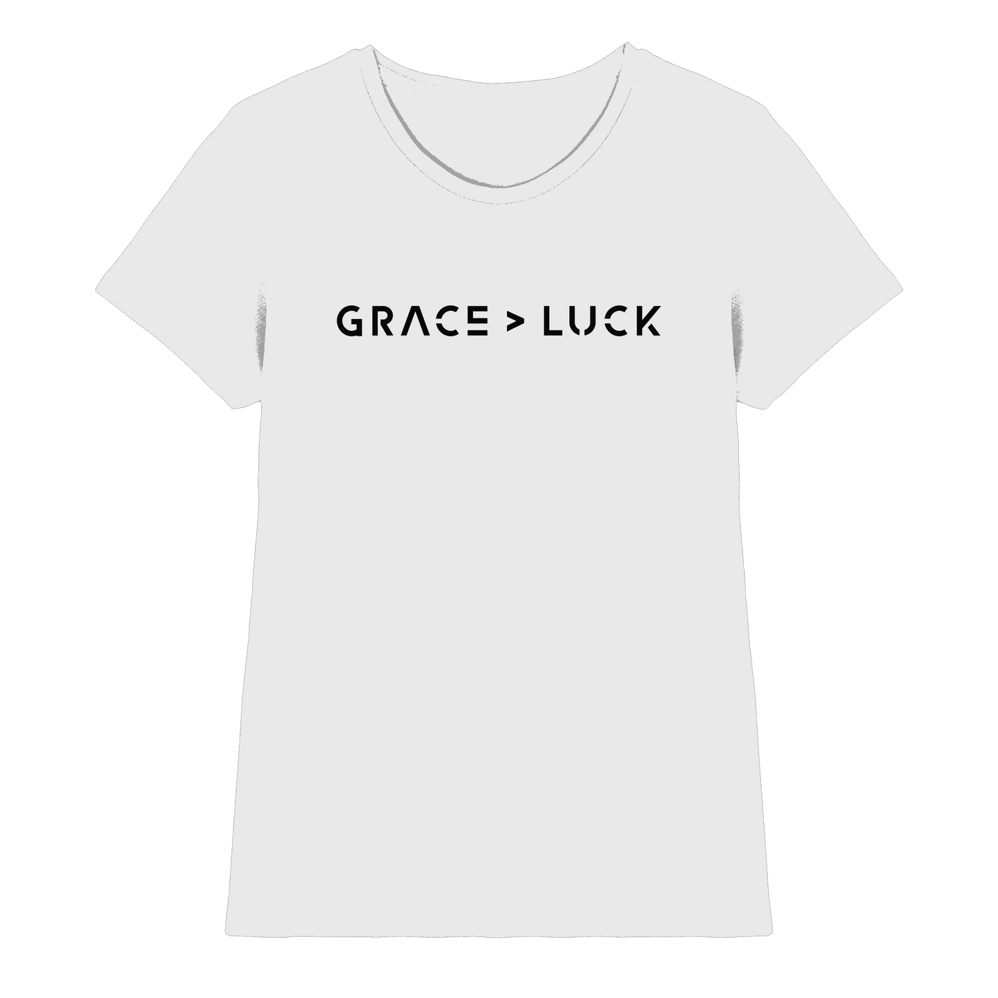 Grace > Luck | Christliches Design über Gottes Gnade - Ladies Premium Shirt