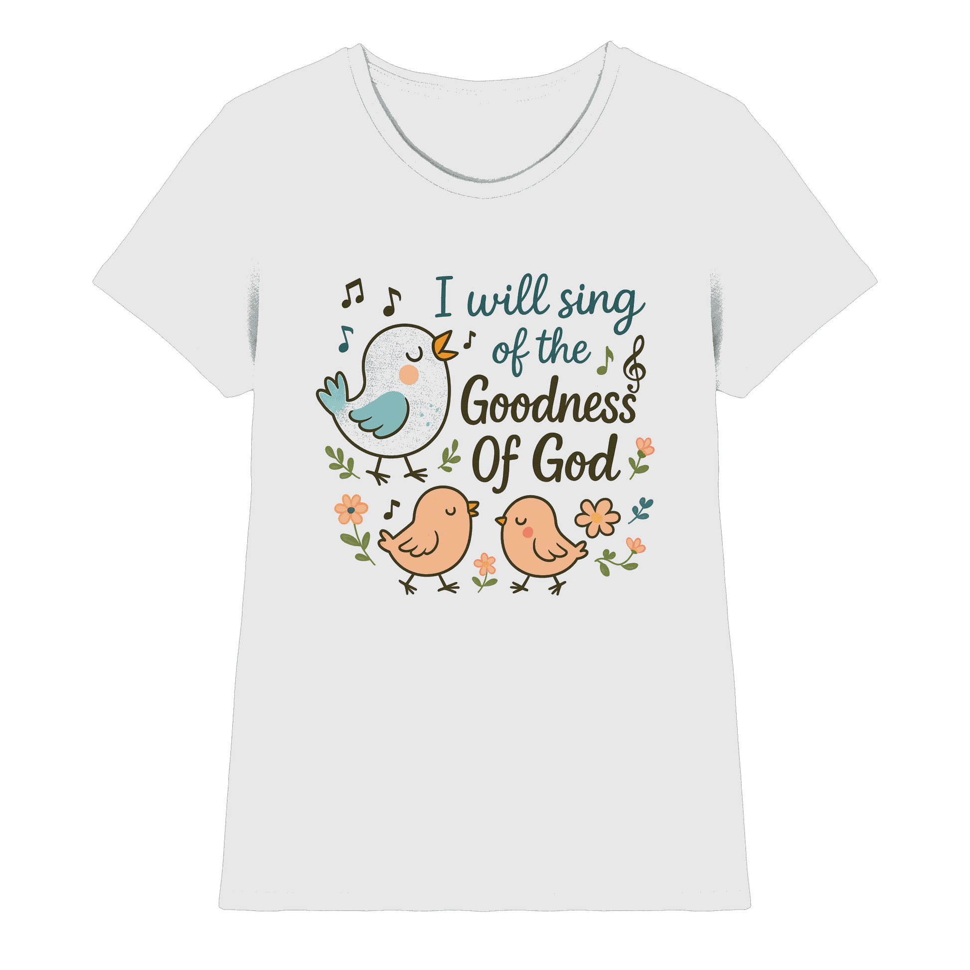 I will sing of the goodness of God | Christliche Produkte - Ladies Premium Shirt