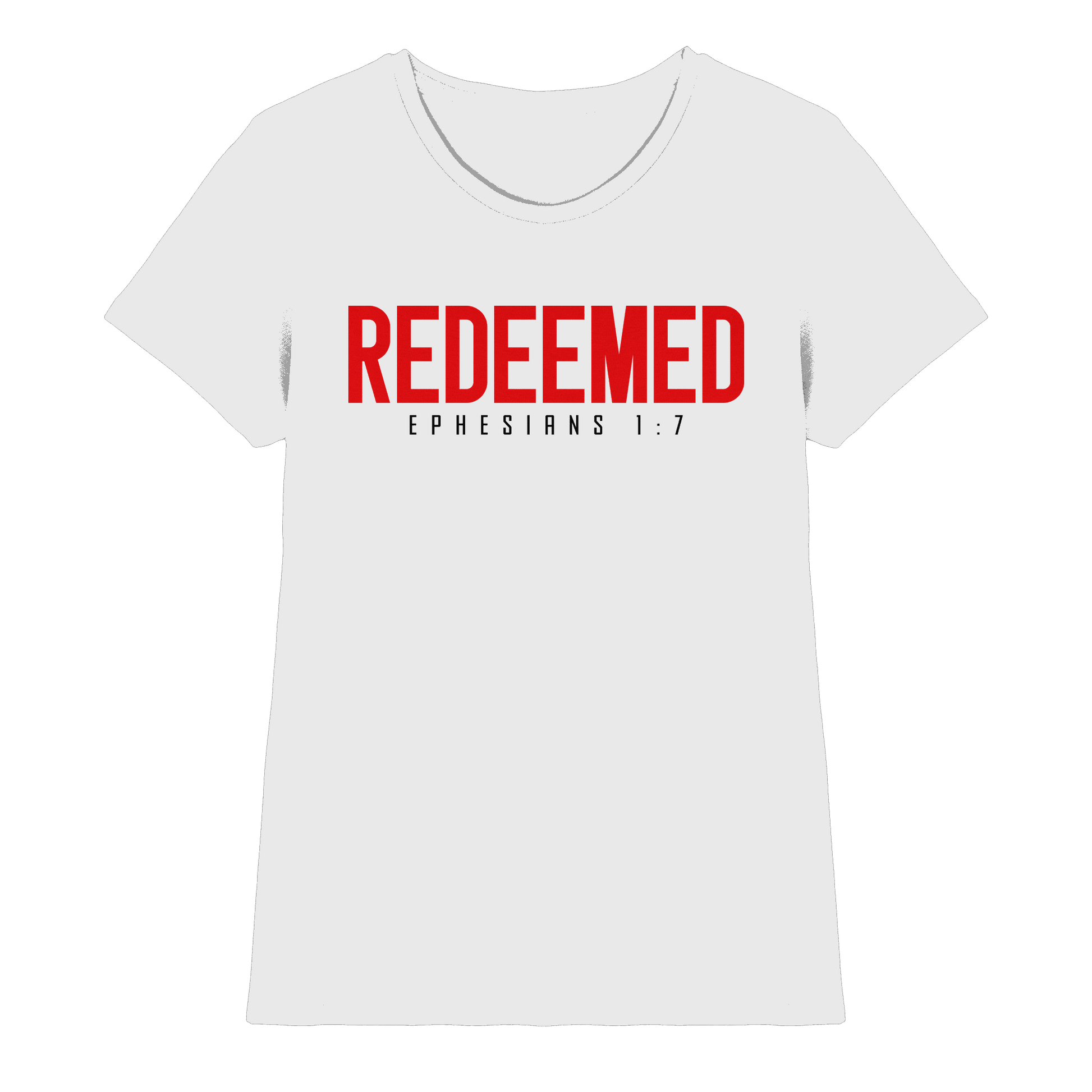 Redeemed – Ephesians 1:7 – Erlöst durch sein Blut | Christliche Produkte - Ladies Premium Shirt
