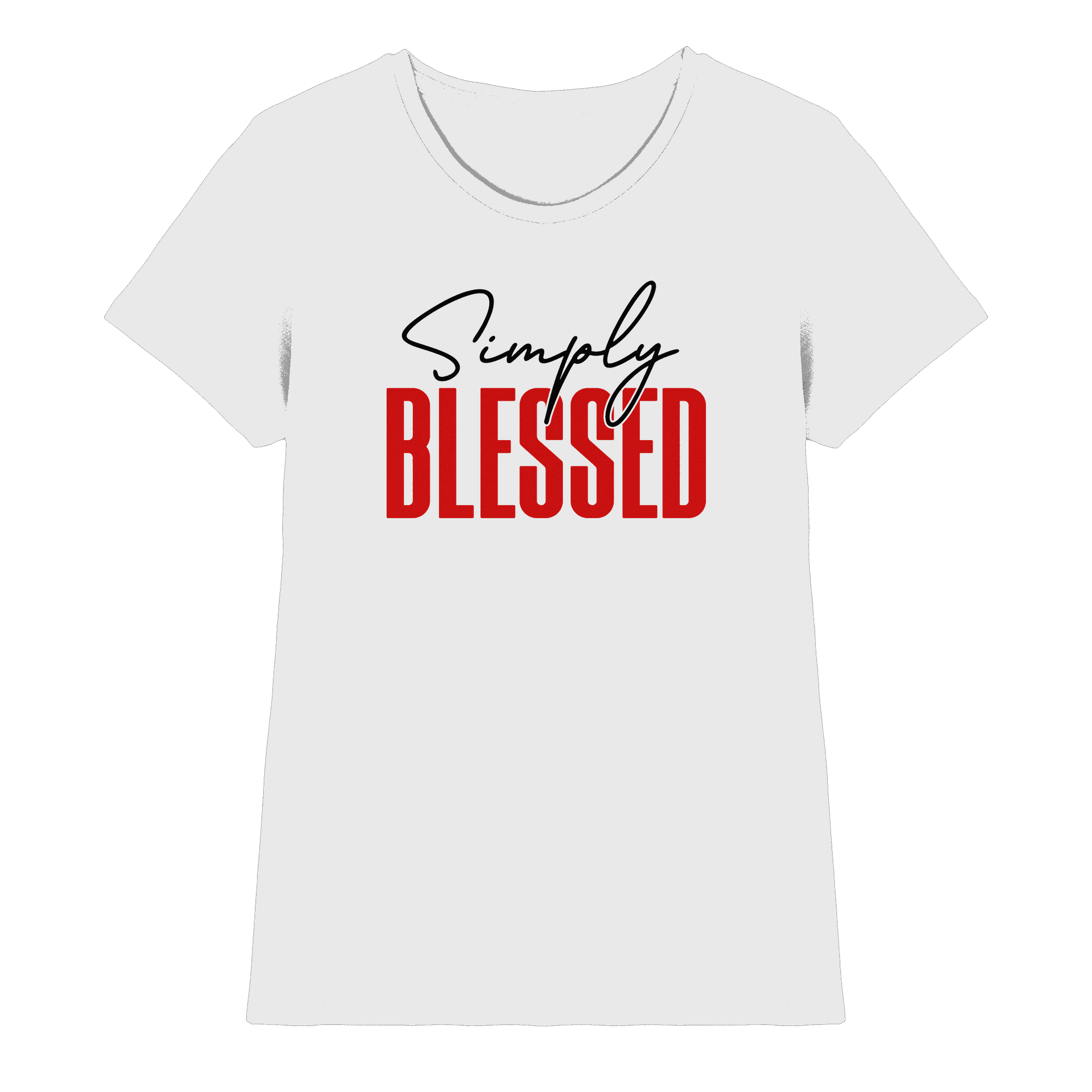 Simply Blessed | Christliches Design mit klarer Botschaft - Ladies Premium Shirt