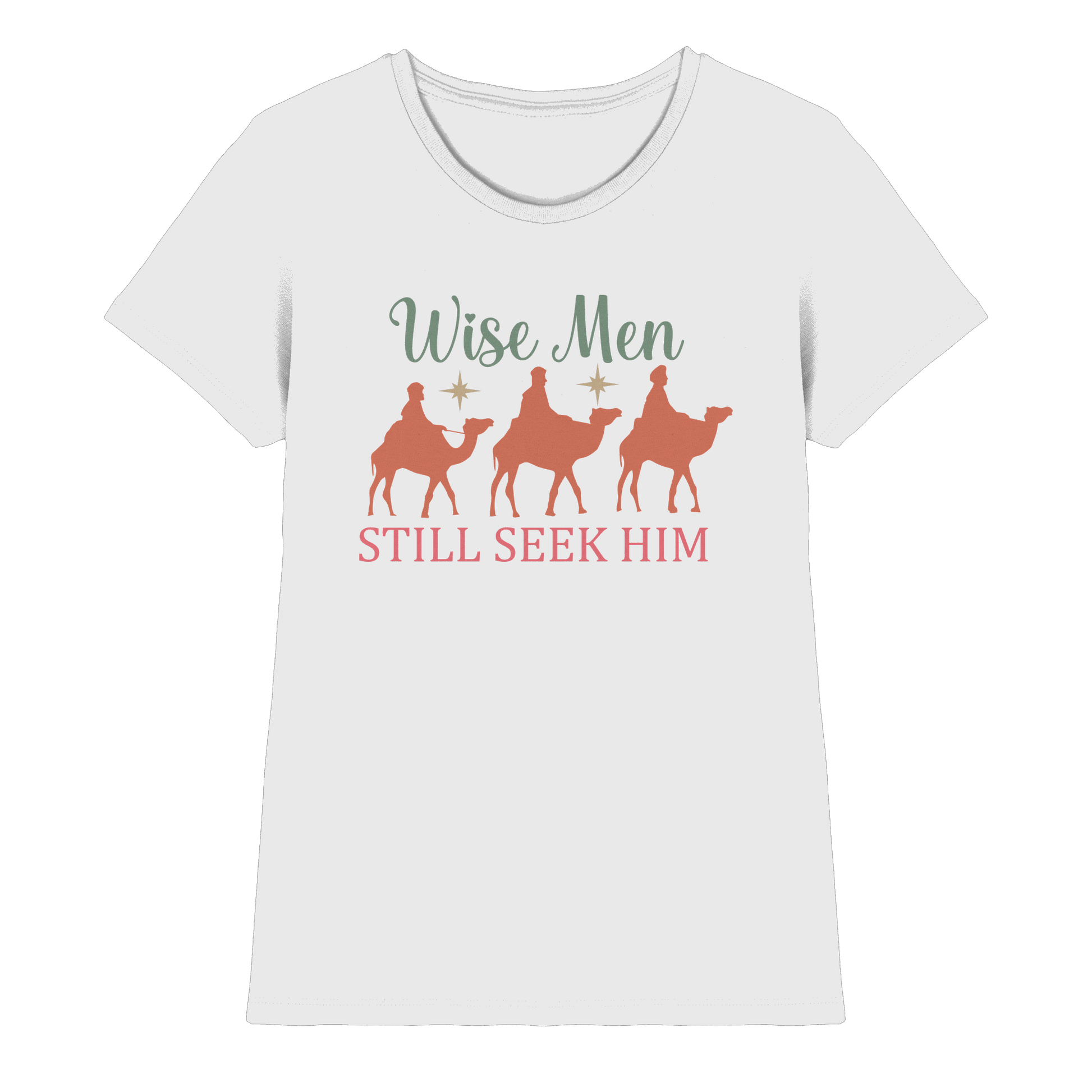 Weise Männer suchen ihn noch immer | Christliches Design mit den 3 Weisen - Ladies Premium Shirt