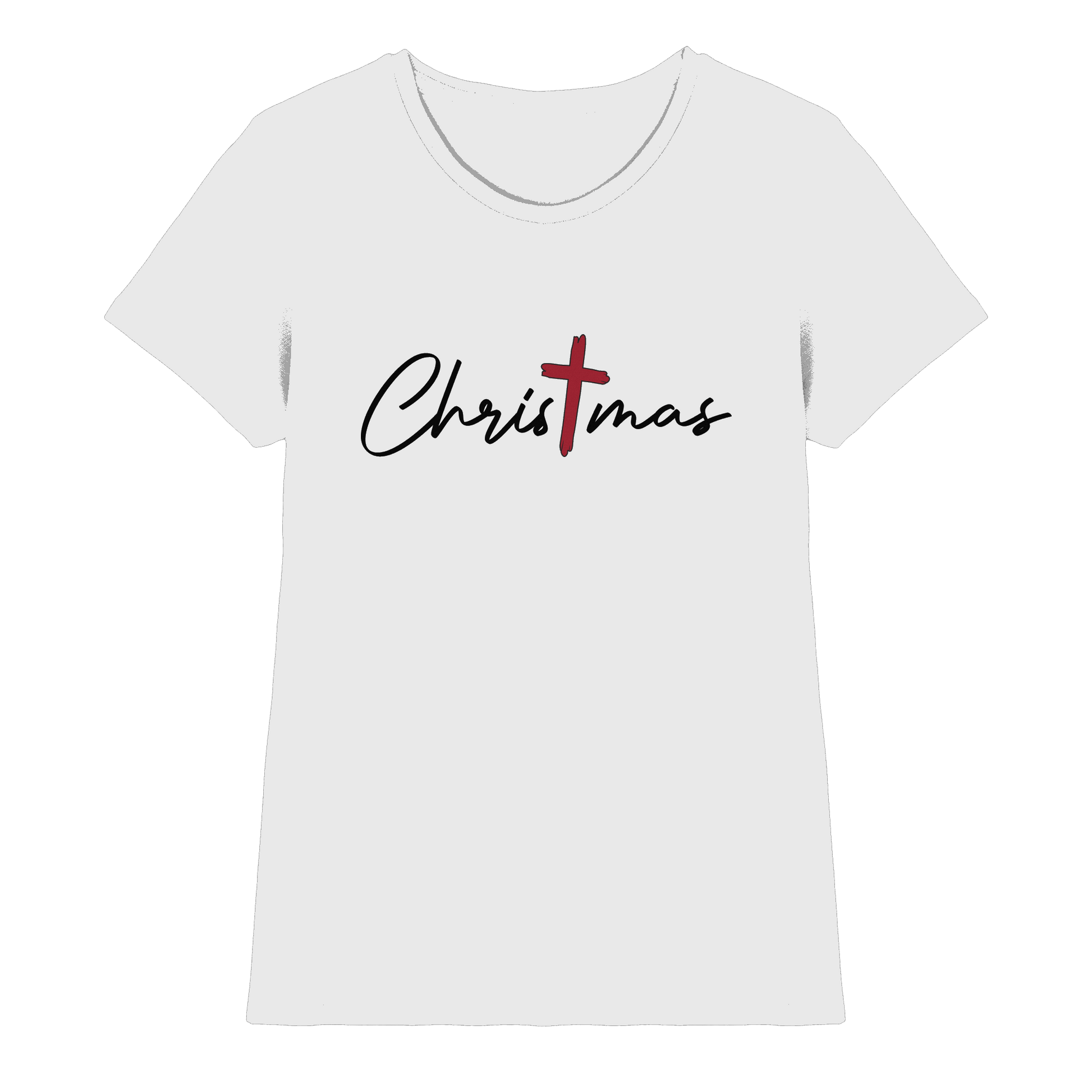Christmas – das Kreuz im Mittelpunkt von Weihnachten | Christliches Design  - Ladies Premium Shirt