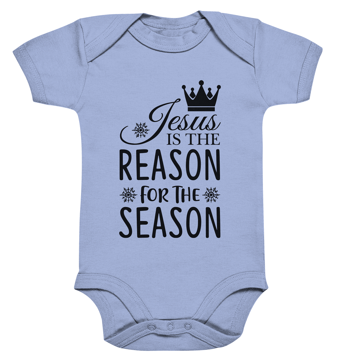 Jesus – Der Grund für die Weihnachtszeit | Christliche Geschenke - Organic Baby Bodysuit