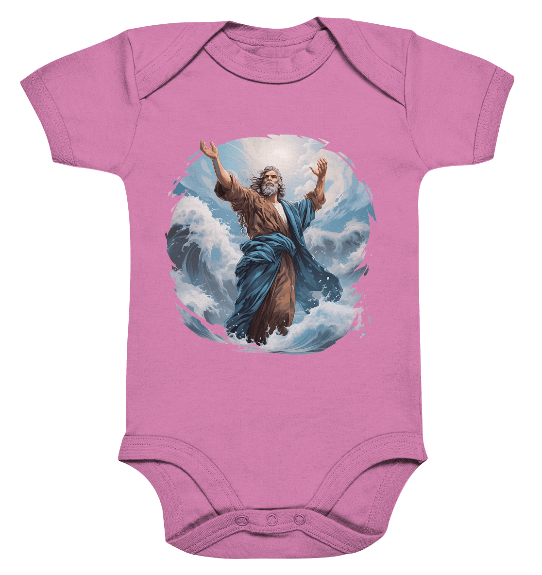 Moses – Glaube, der das Meer teilt | Christliche Kleidung - Organic Baby Bodysuit