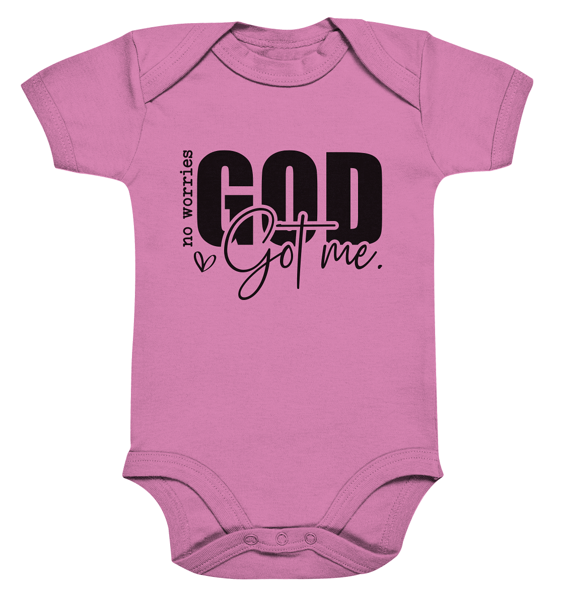 Keine Sorgen, Gott hält mich fest - Organic Baby Bodysuit