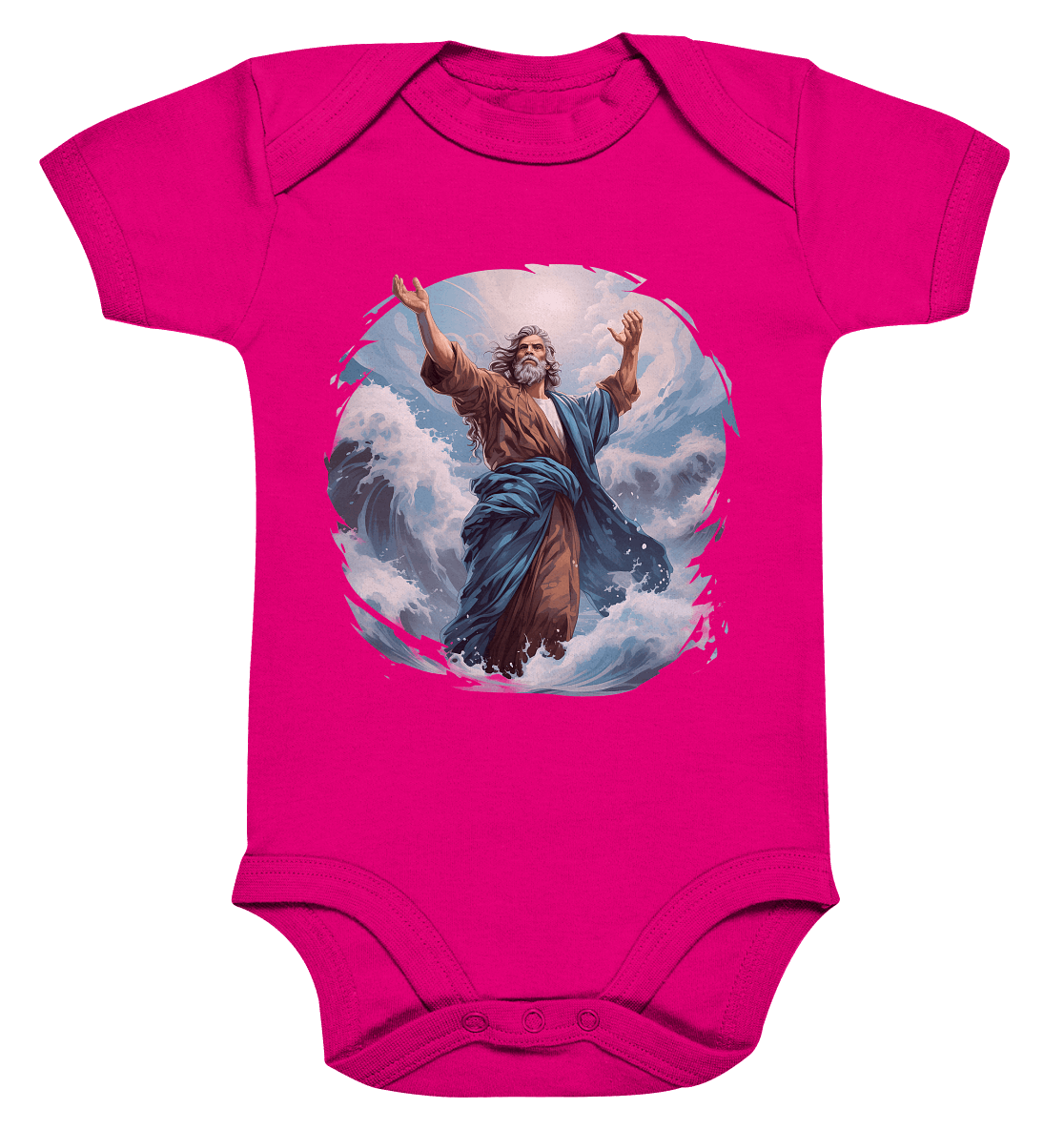Moses – Glaube, der das Meer teilt | Christliche Kleidung - Organic Baby Bodysuit