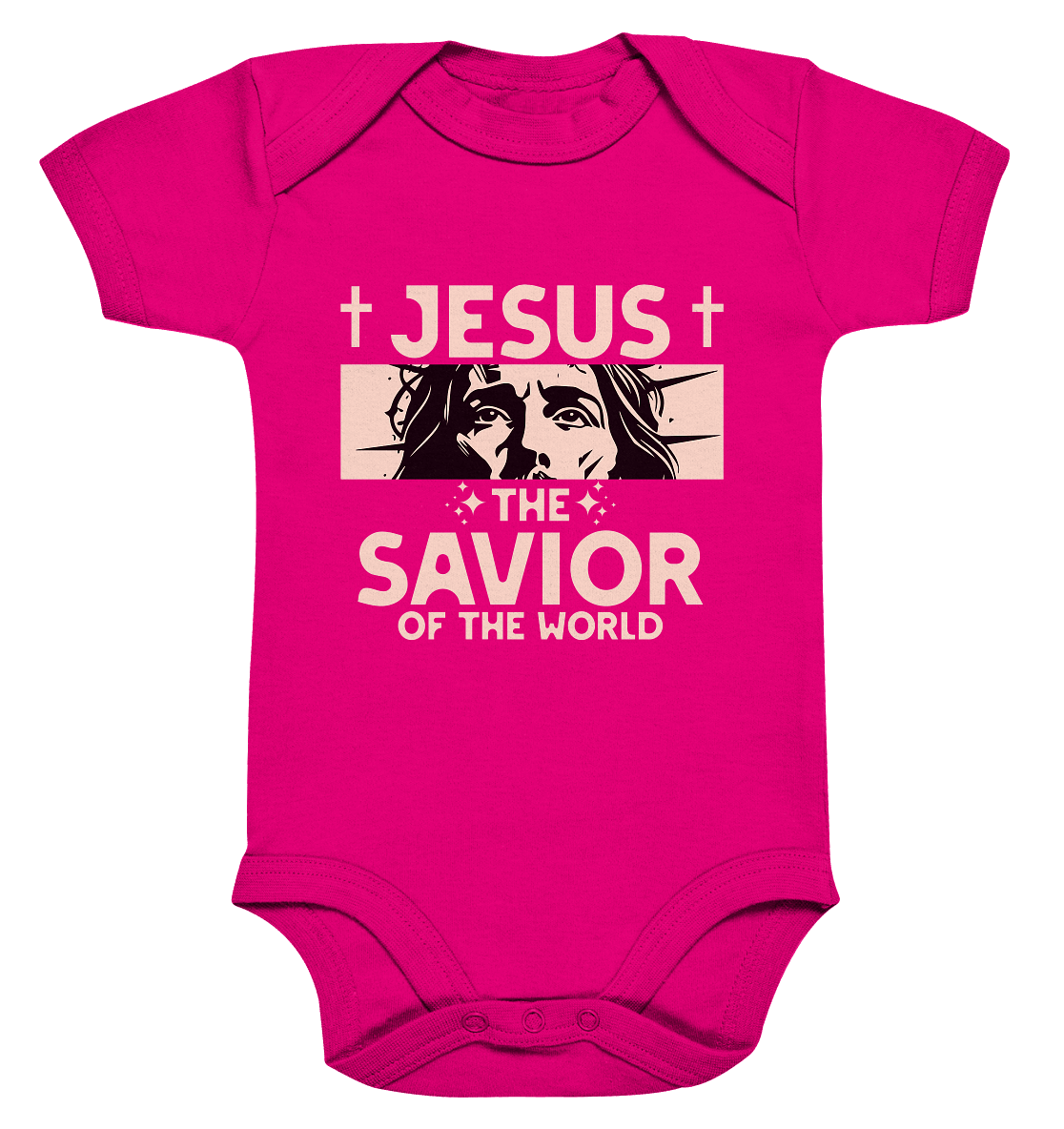 Jesus – The Savior of the World - Organic Baby Bodysuit