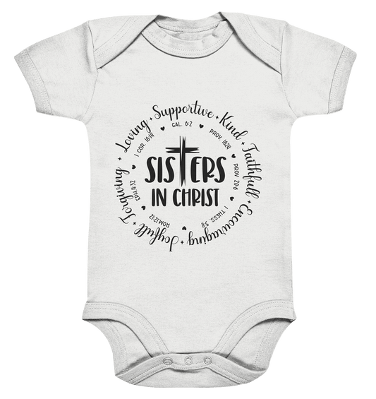 Sisters in Christ - Organic Baby Bodysuit