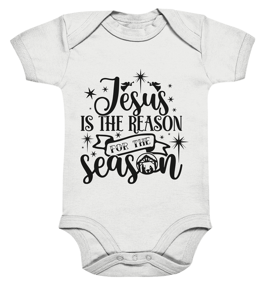 Jesus – Der Grund für die Weihnachtszeit II - Organic Baby Bodysuit