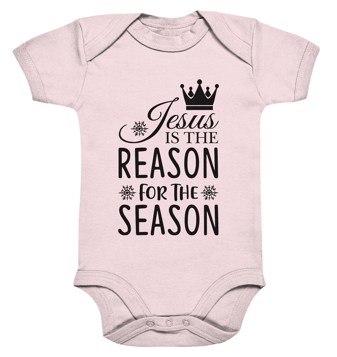Jesus – Der Grund für die Weihnachtszeit | Christliche Geschenke - Organic Baby Bodysuit