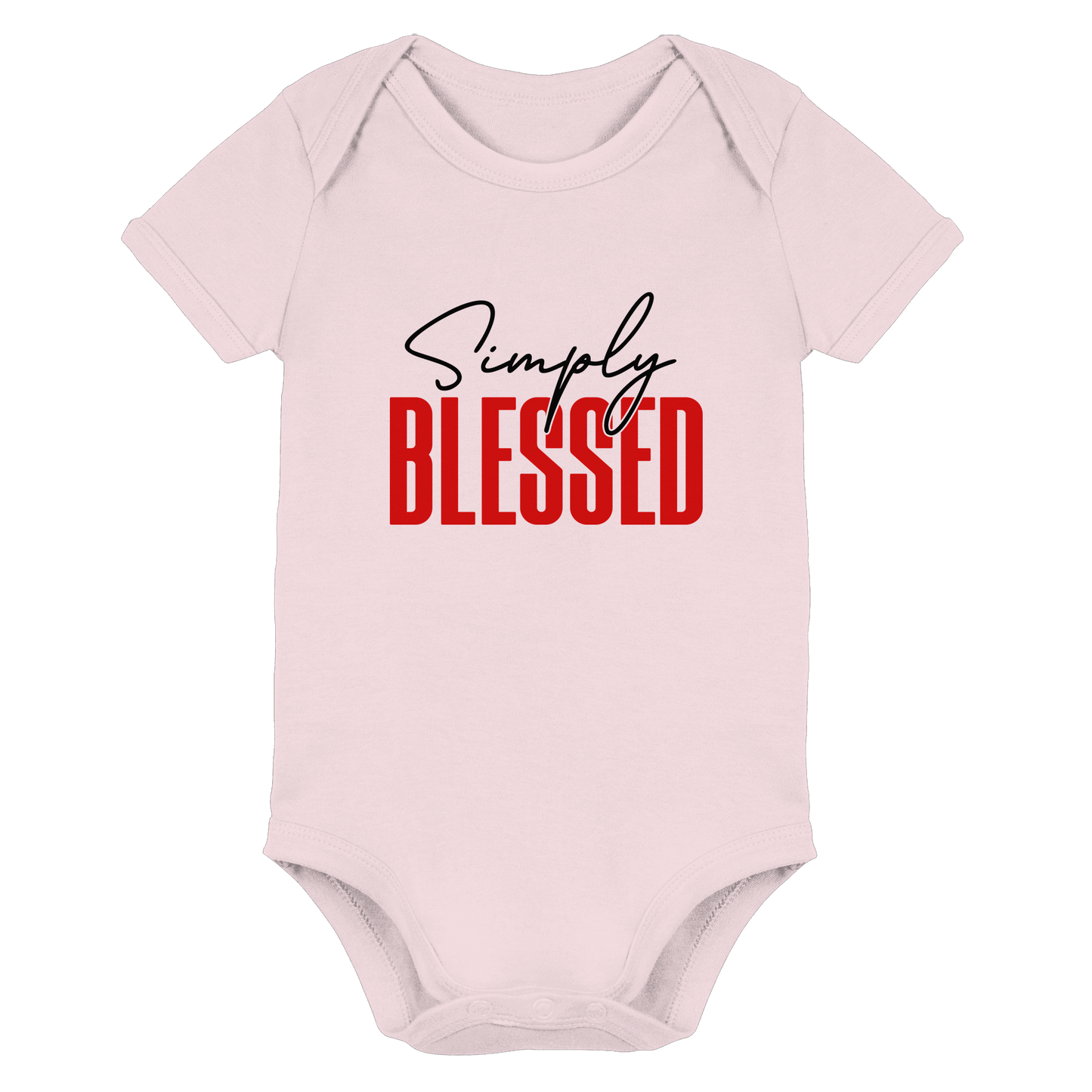 Simply Blessed | Christliches Design mit klarer Botschaft - Organic Baby Bodysuit