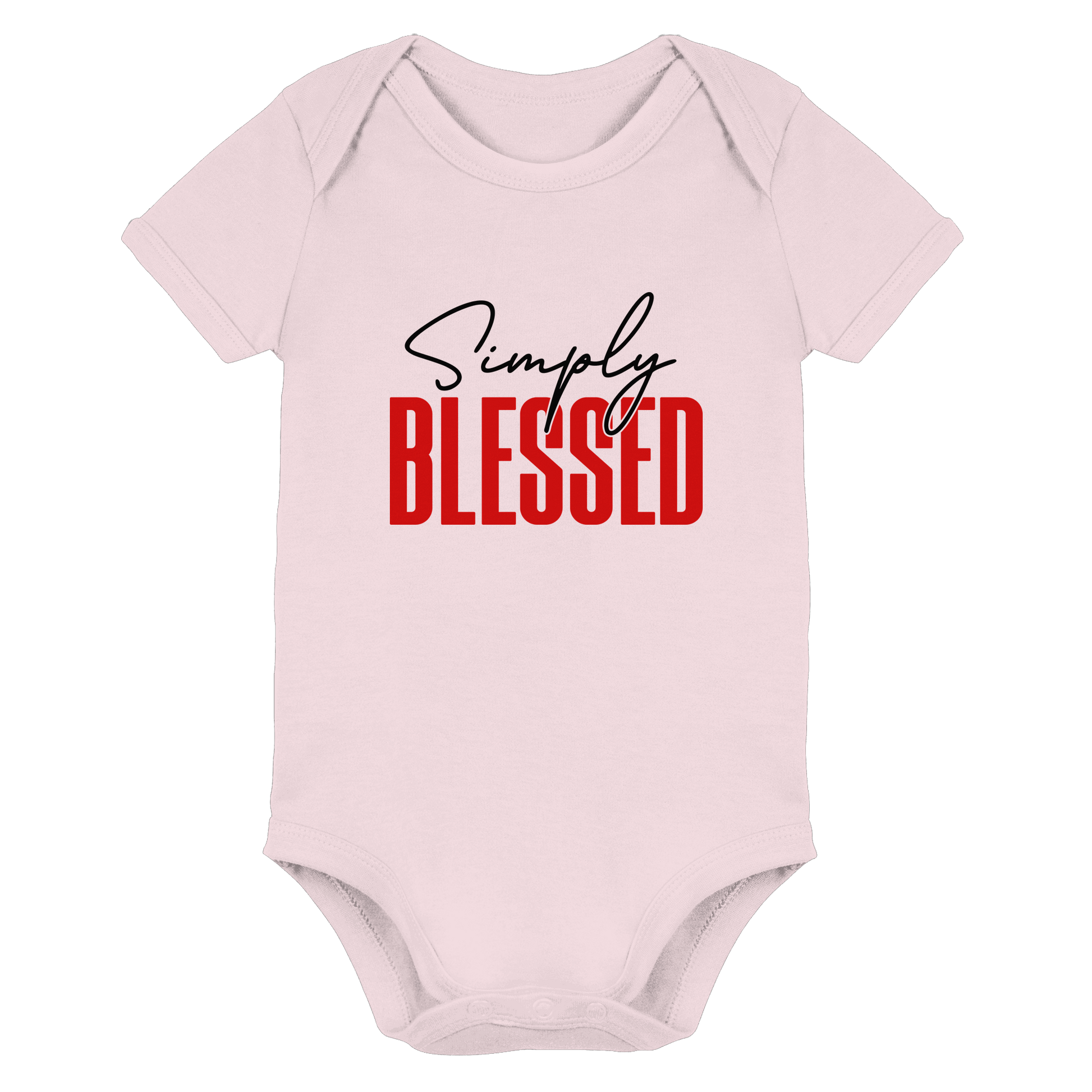 Simply Blessed | Christliches Design mit klarer Botschaft - Organic Baby Bodysuit
