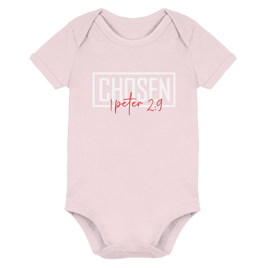 Chosen – 1. Petrus 2:9 – Auserwählt und berufen | Christliche Produkte - Organic Baby Bodysuit