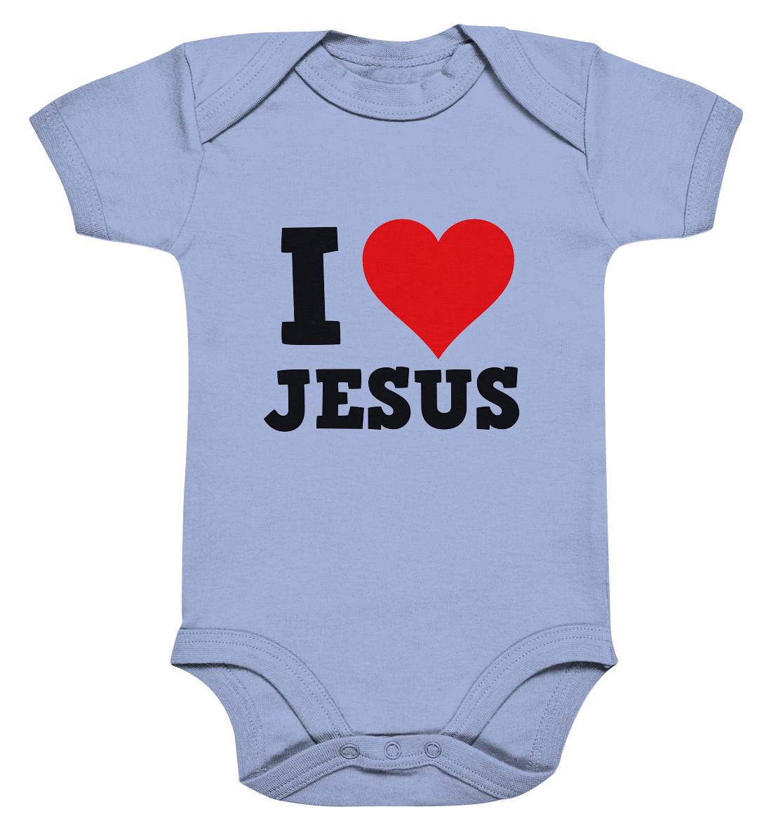 I Love Jesus - Organic Baby Bodysuite