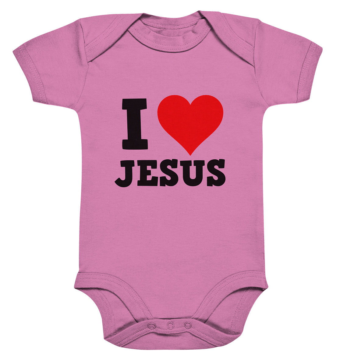 I Love Jesus - Organic Baby Bodysuite
