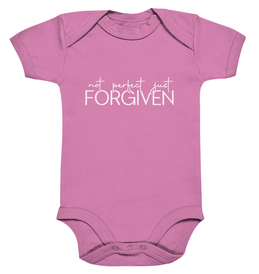 Not Perfect, Just Forgiven - Organic Baby Bodysuite