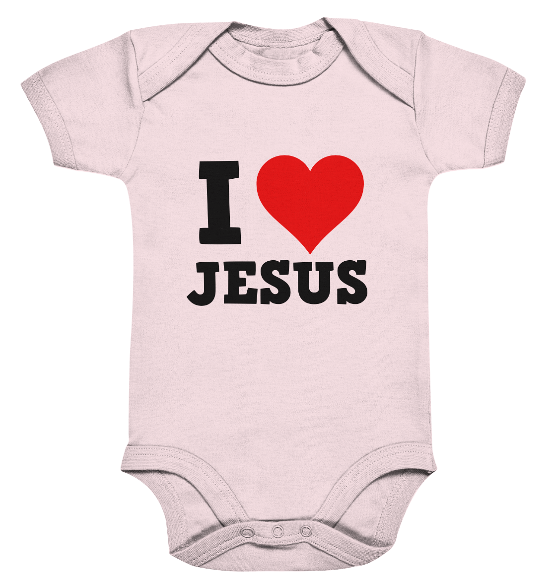 I Love Jesus - Organic Baby Bodysuite