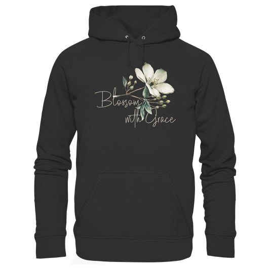 Blossom with Grace - Organic Basic Hoodie