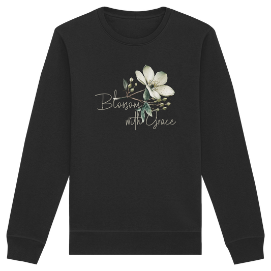 Blossom with Grace - Organic Basic Unisex Sweatshirt