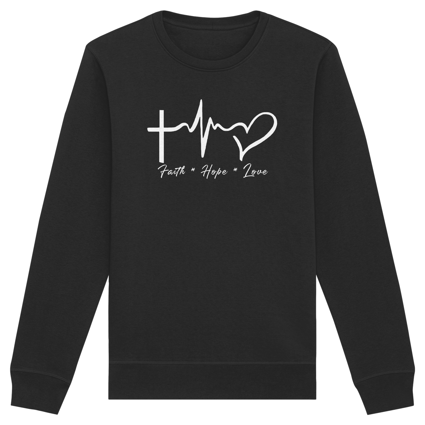 Faith * Hope * Love - Organic Basic Unisex Sweatshirt
