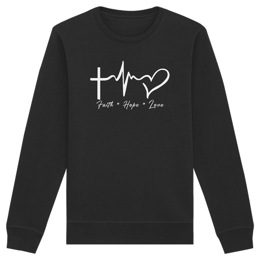 Faith * Hope * Love - Organic Basic Unisex Sweatshirt