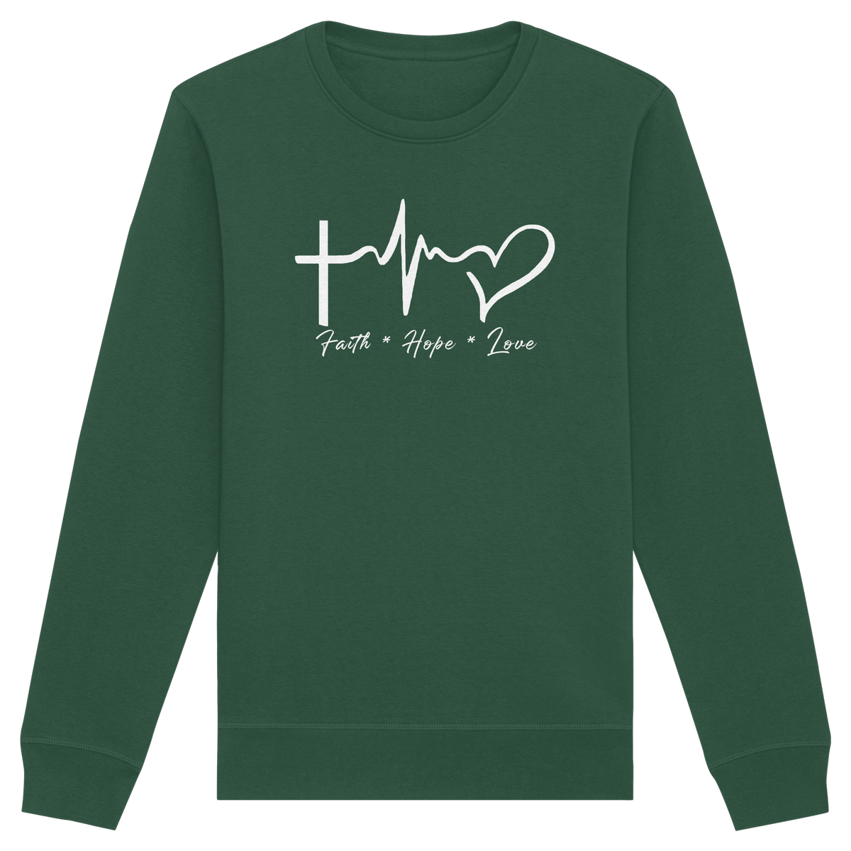 Faith * Hope * Love - Organic Basic Unisex Sweatshirt