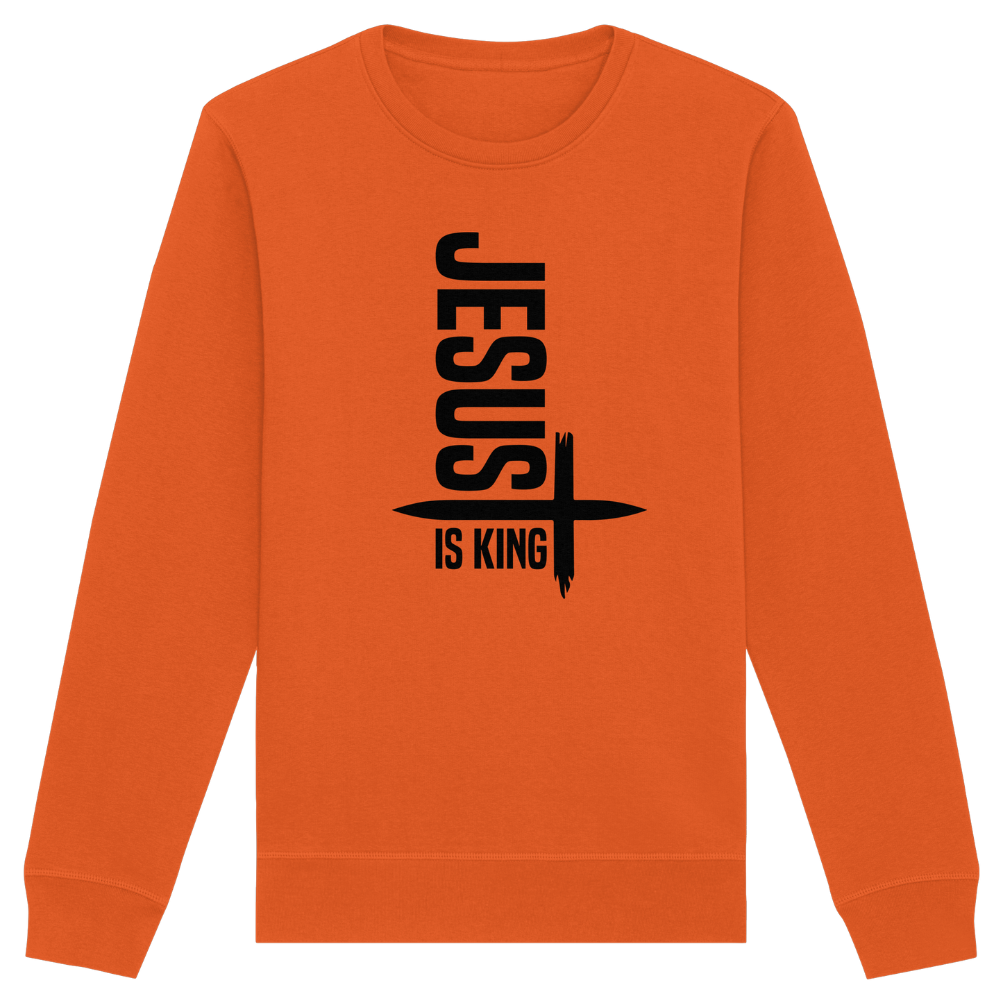 Jesus is King | Ein Statement des Glaubens - Organic Basic Unisex Sweatshirt