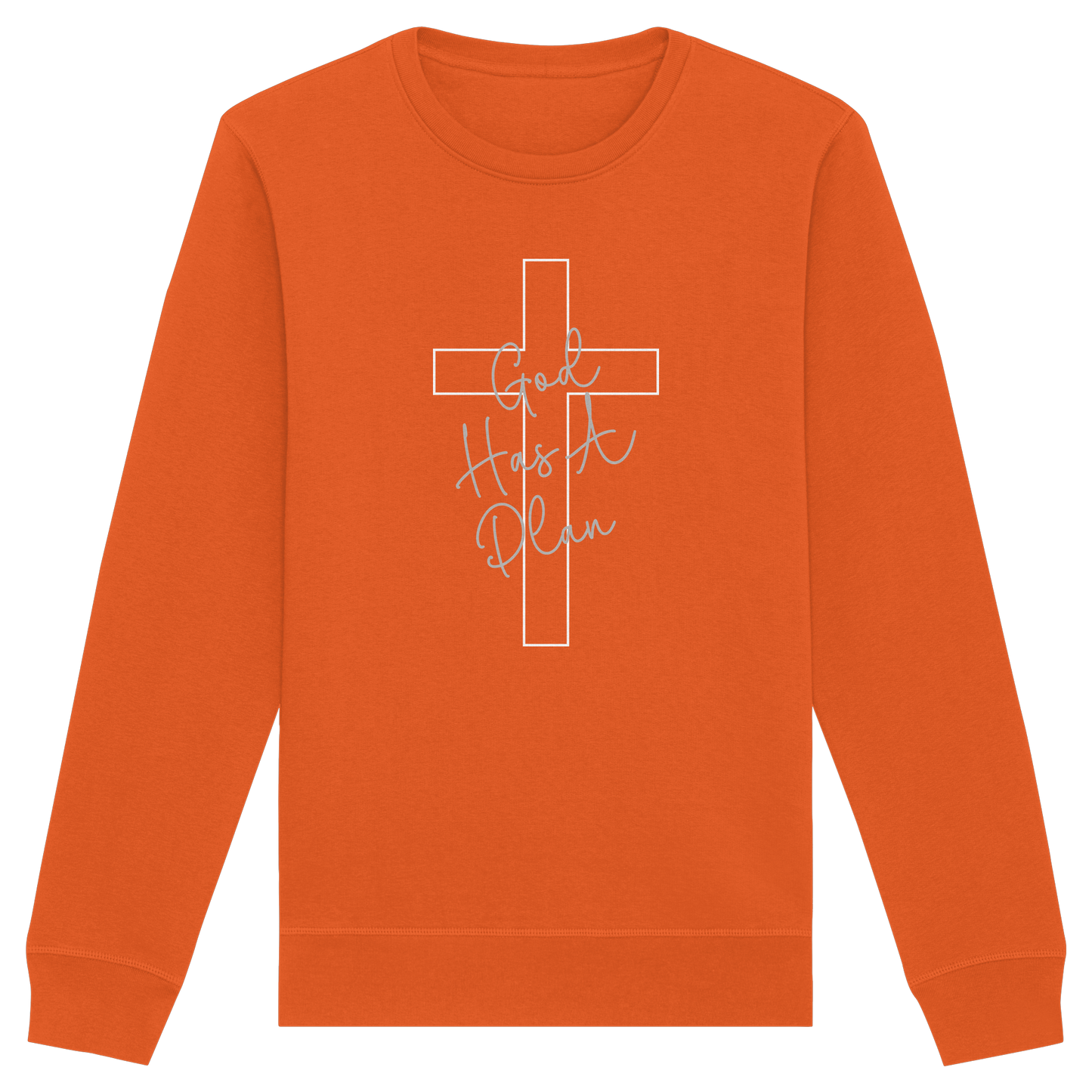 Jeremiah 29:11 – God Has a Plan | Christliches Design - Organic Basic Unisex Sweatshirt