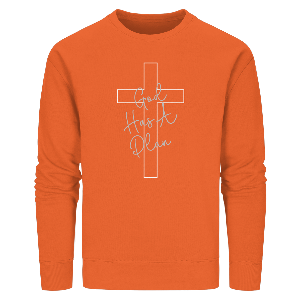 Jeremiah 29:11 – God Has a Plan | Christliches Design - Organic Basic Unisex Sweatshirt