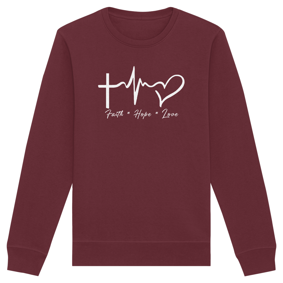 Faith * Hope * Love - Organic Basic Unisex Sweatshirt
