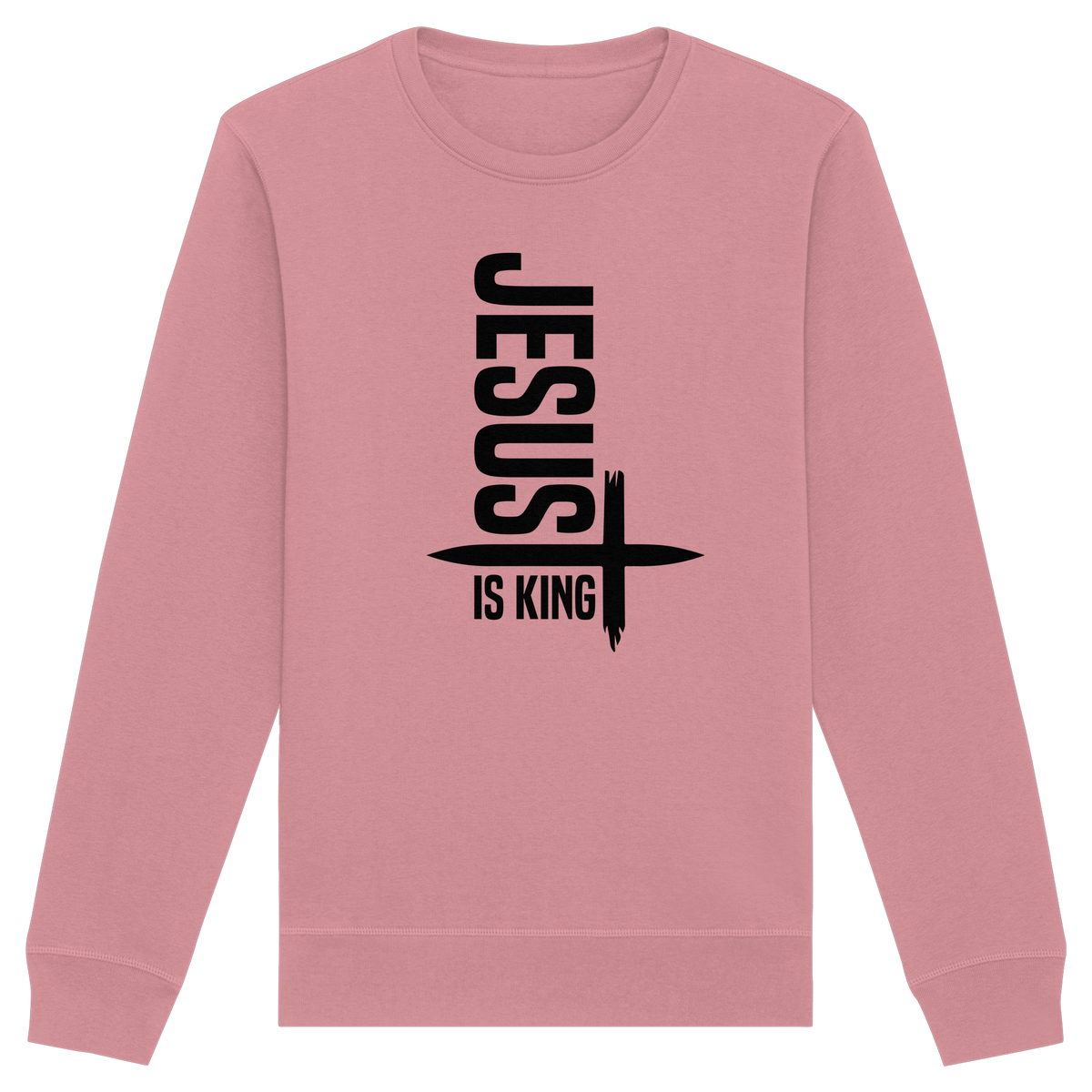 Jesus is King | Ein Statement des Glaubens - Organic Basic Unisex Sweatshirt