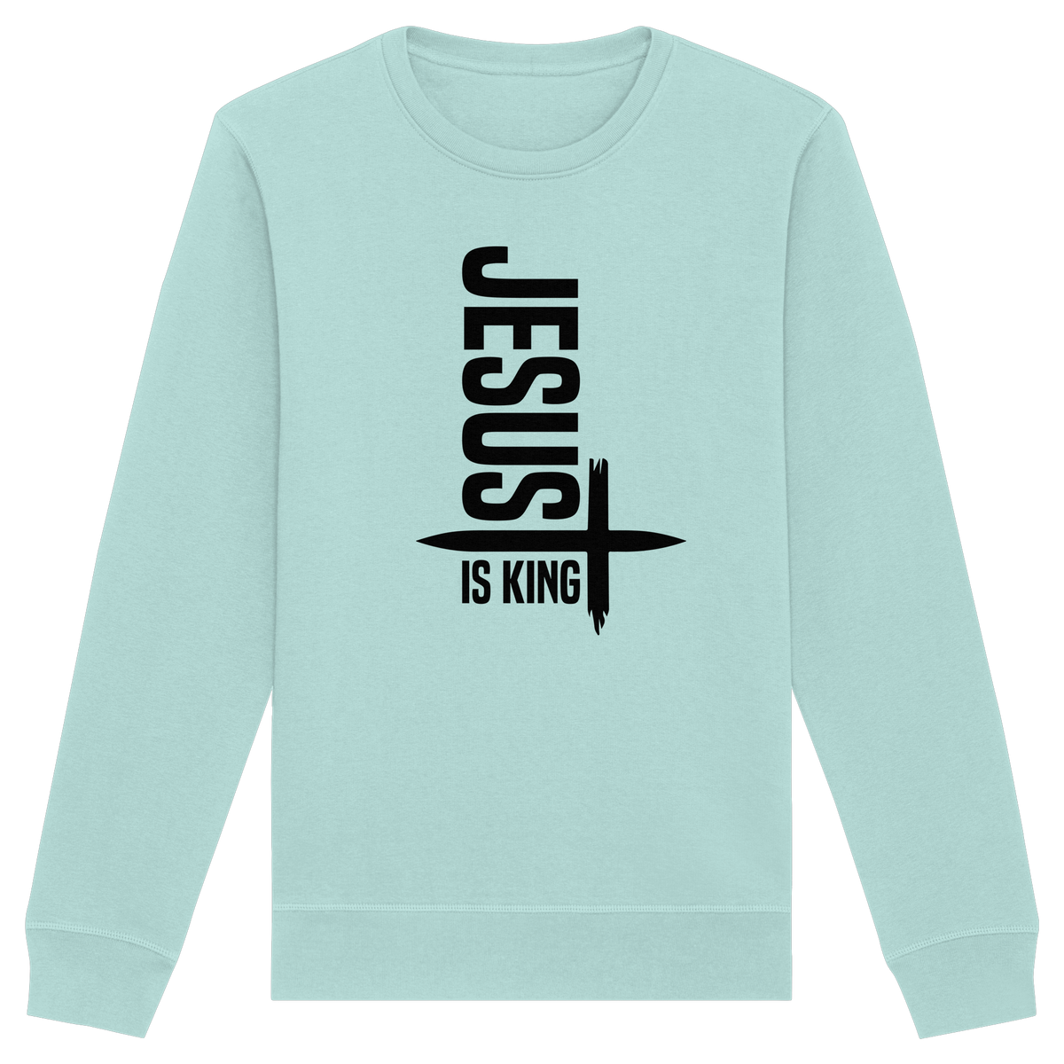 Jesus is King | Ein Statement des Glaubens - Organic Basic Unisex Sweatshirt