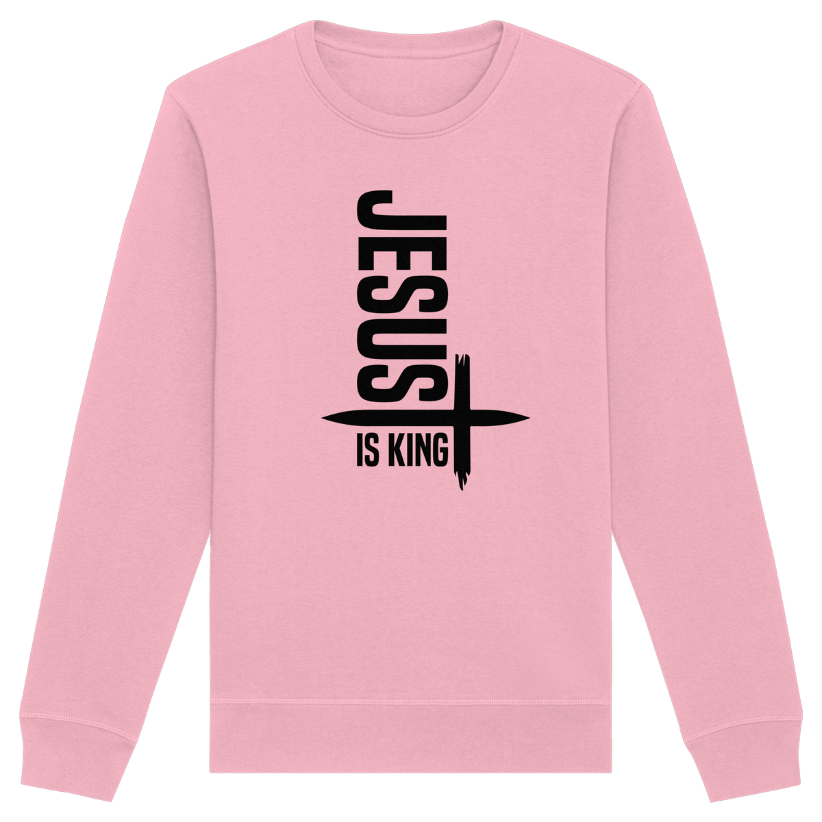 Jesus is King | Ein Statement des Glaubens - Organic Basic Unisex Sweatshirt