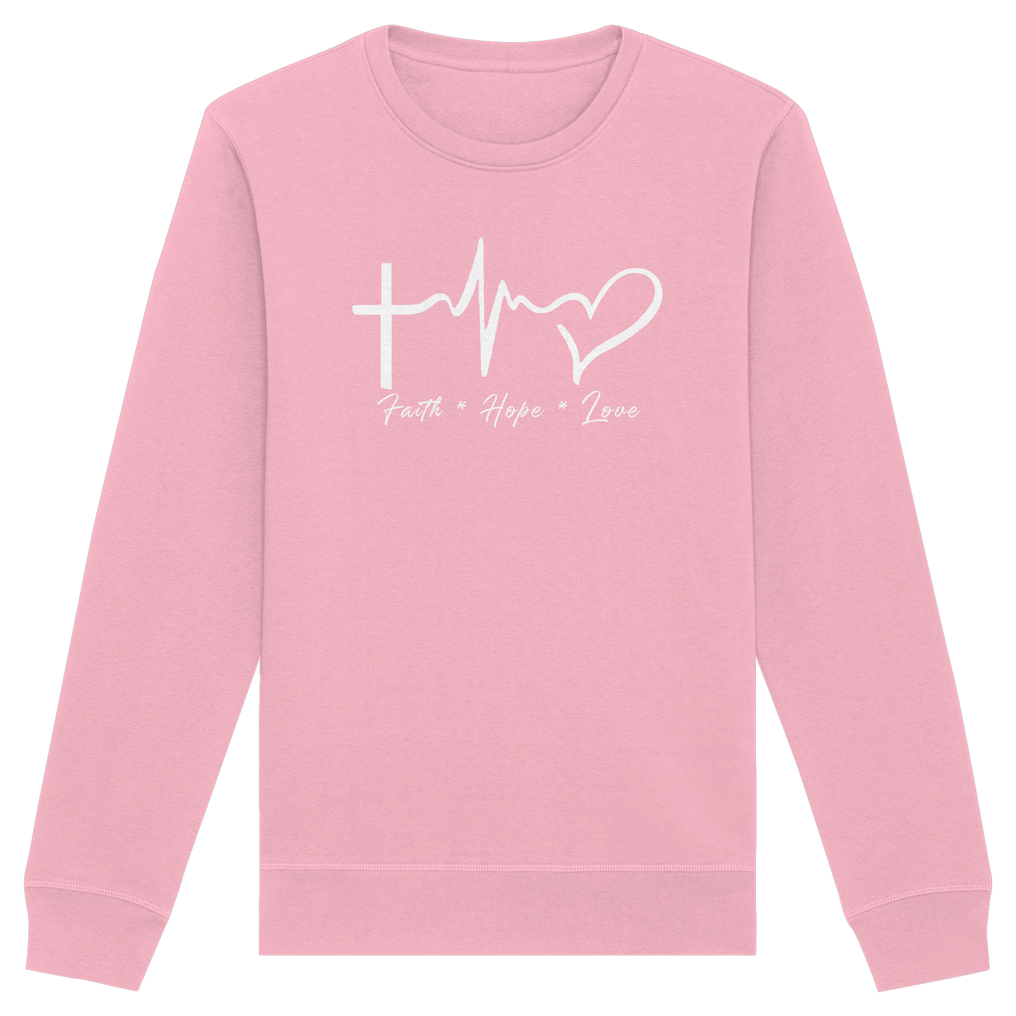 Faith * Hope * Love - Organic Basic Unisex Sweatshirt