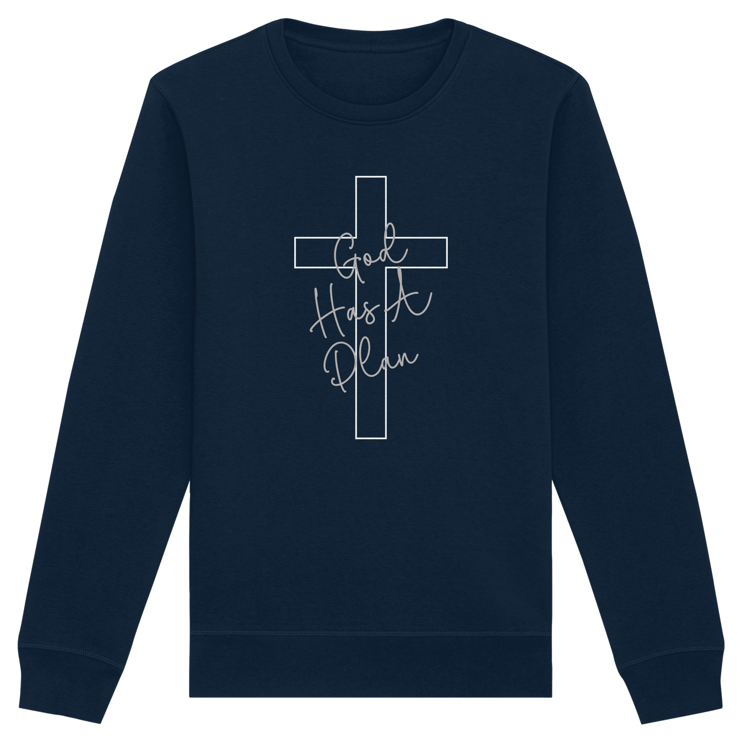Jeremiah 29:11 – God Has a Plan | Christliches Design - Organic Basic Unisex Sweatshirt