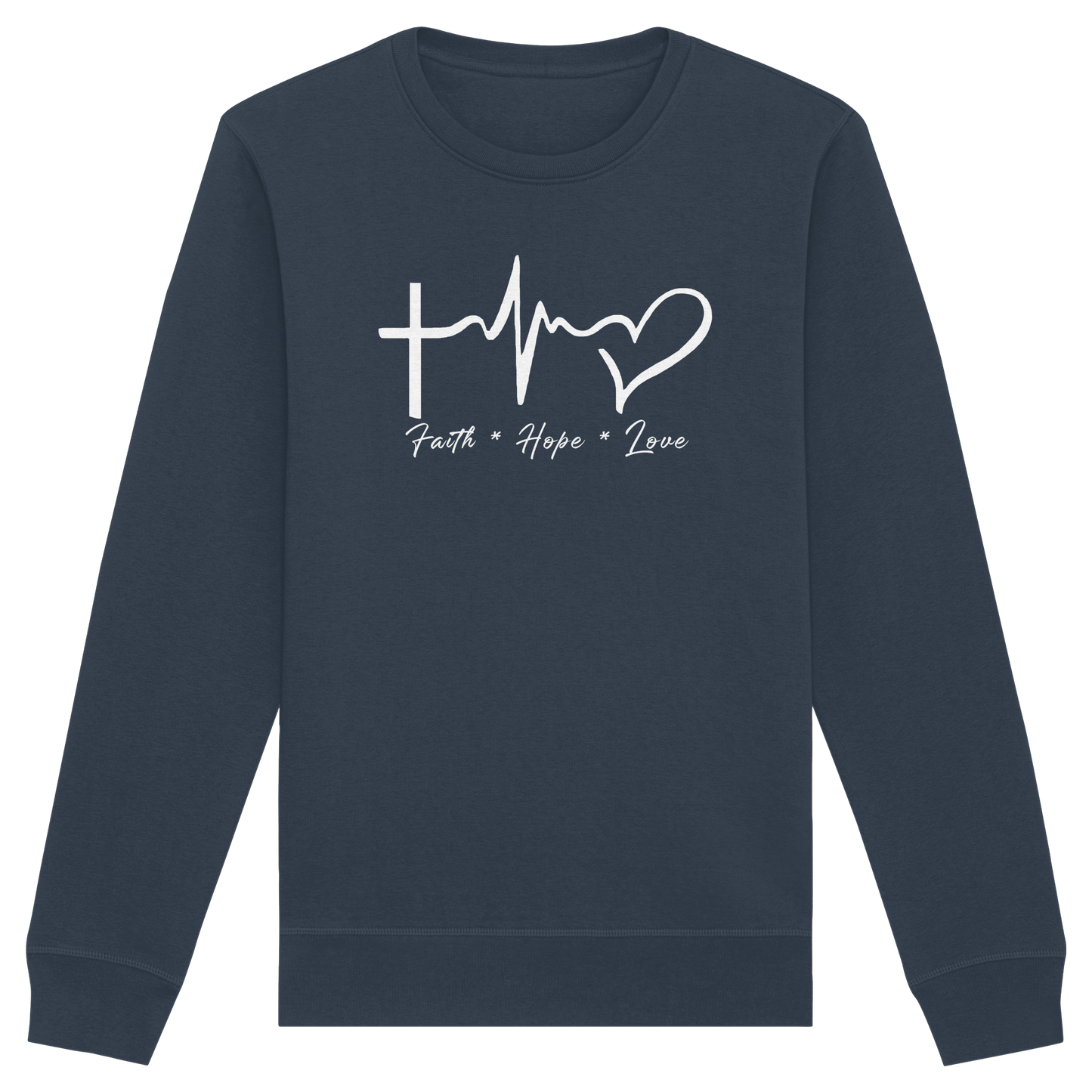 Faith * Hope * Love - Organic Basic Unisex Sweatshirt