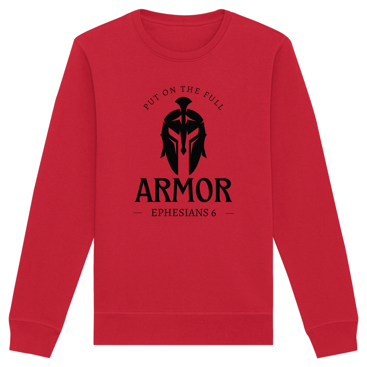 Put on the full armor - Gottes Rüstung für jeden Tag - Organic Basic Unisex Sweatshirt - GfoitMa - Red / XS