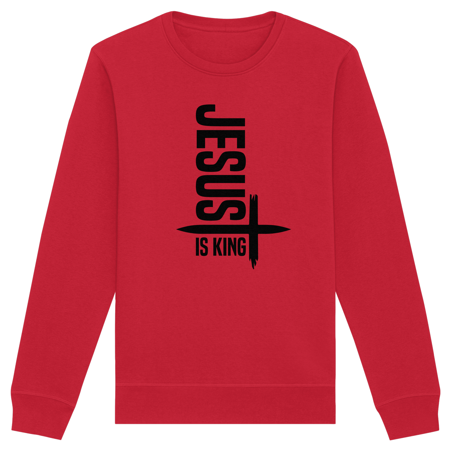 Jesus is King | Ein Statement des Glaubens - Organic Basic Unisex Sweatshirt